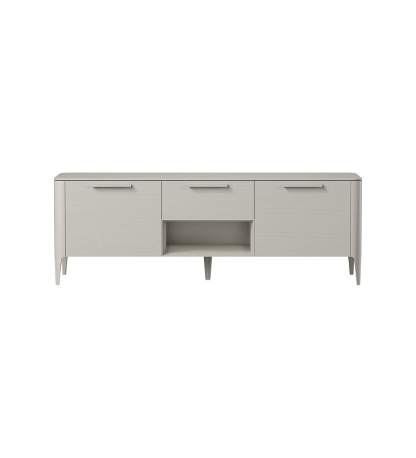 Тумба Type oak под ТВ ширина 160 см (серо-бежевый)