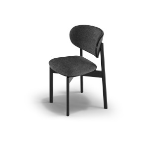 Стул Basic K (серый рогожка, черный)