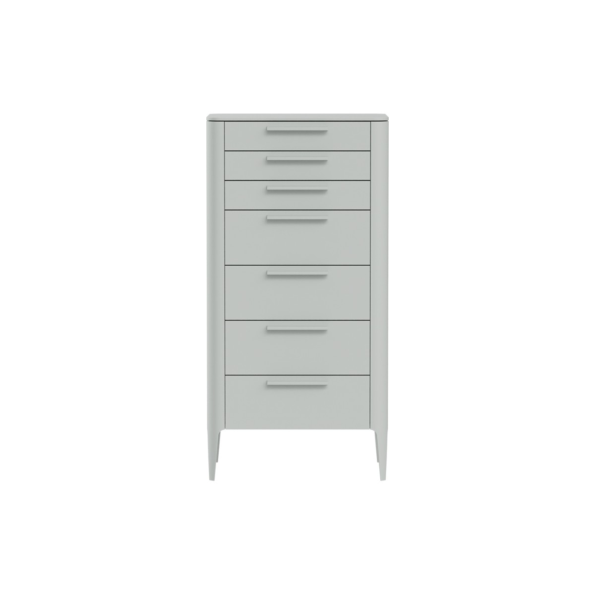 Комод Type высокии? 7 ящиков (светло-серый)