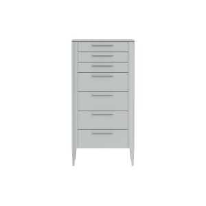 Комод Type высокии? 7 ящиков (светло-серый)