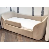 Защитный бортик для дивана-кровати KIDI Soft антивандальная ткань (бежевый)