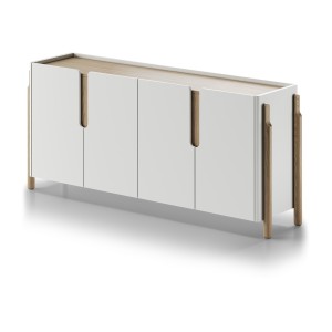 Комод Basic 4 двери ширина 180 см (белый)