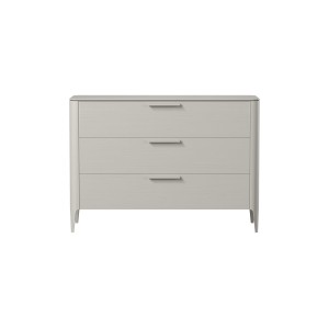Комод Type oak 3 ящика ширина 120 см (серо-бежевый)