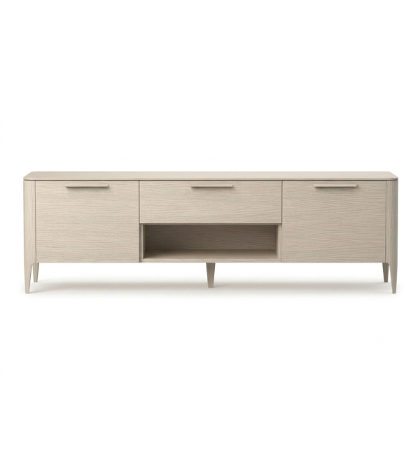 Тумба Type oak под ТВ ширина 180 см (беленый дуб)