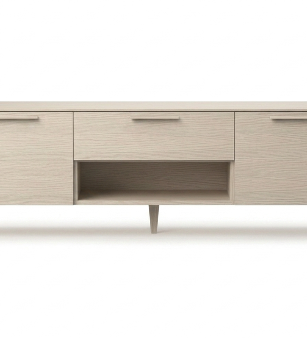 Тумба Type oak под ТВ ширина 180 см (беленый дуб)