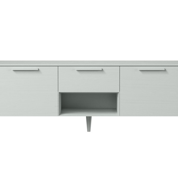 Тумба Type oak под ТВ ширина 160 см (светло-серый)