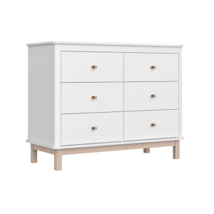 Комод Classic 6 ящиков (белый)
