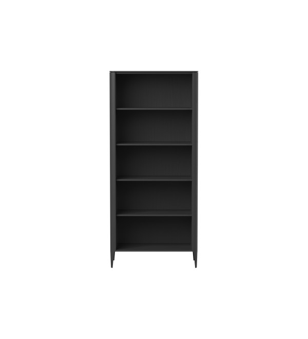 Стеллаж Type oak 200 см (черный)