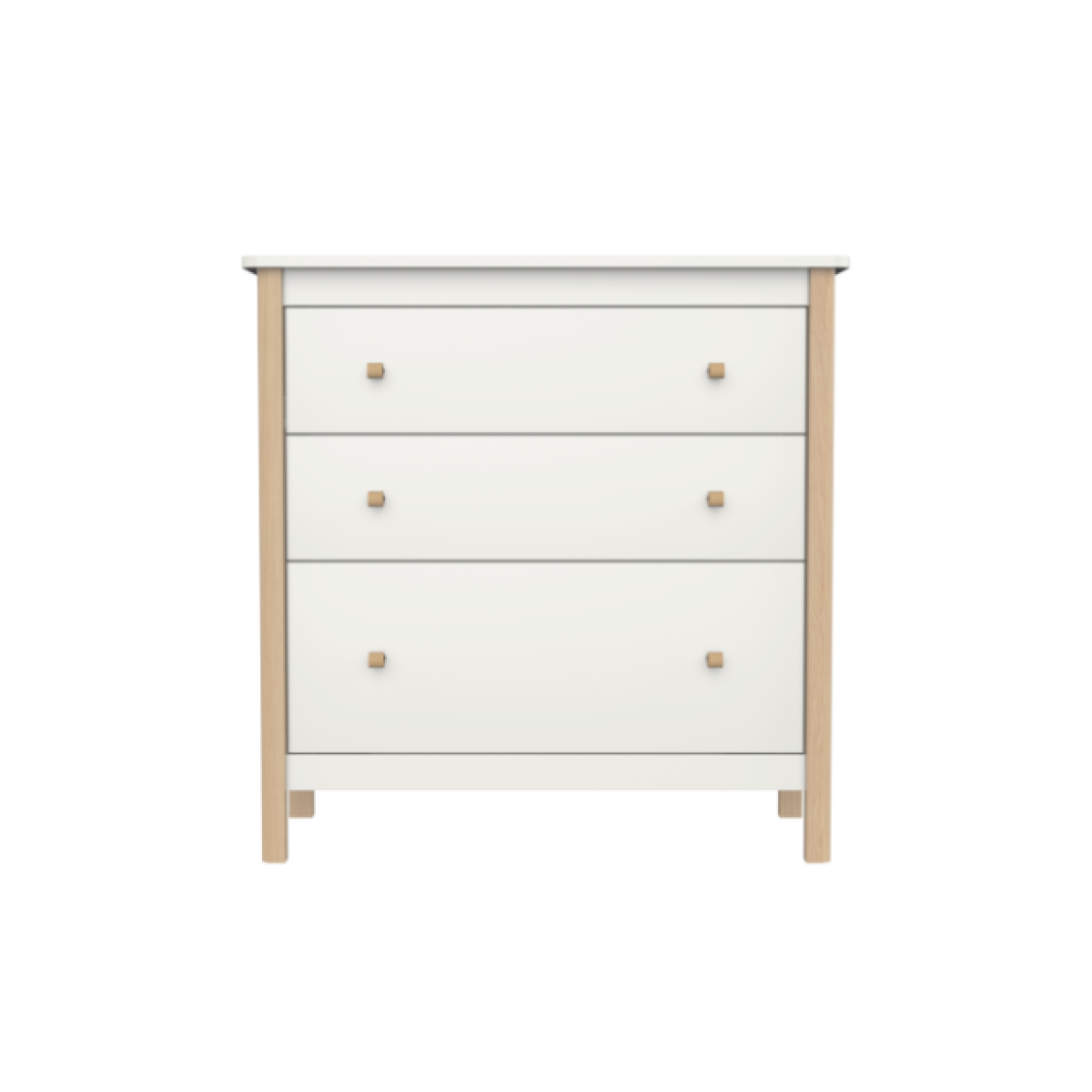 Комод Classic 3 ящика (молочный)