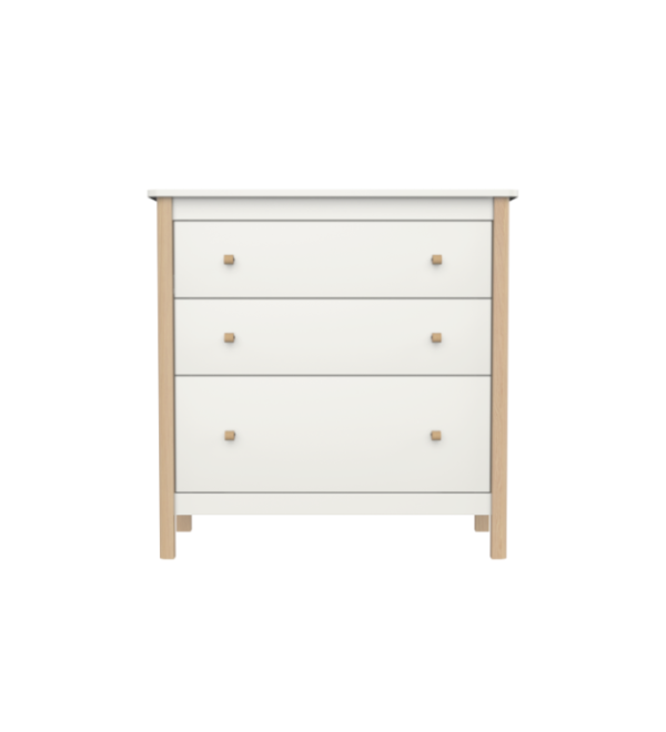 Комод Classic 3 ящика (молочный)