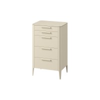 Комод Type oak высокий 5 ящиков (молочный)