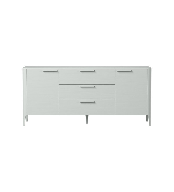 Тумба Type oak 2 двери 3 ящика (светло-серый)