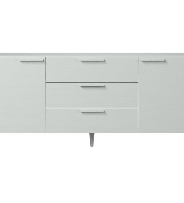 Тумба Type oak 2 двери 3 ящика (светло-серый)