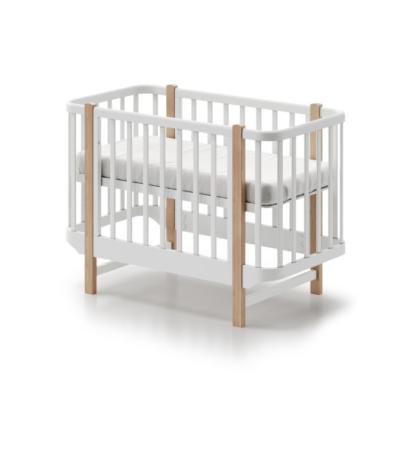 Кроватка Classic mini спальное место 60*120 см (белый)