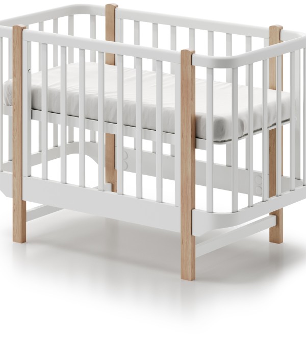 Кроватка Classic mini спальное место 60*120 см (белый)