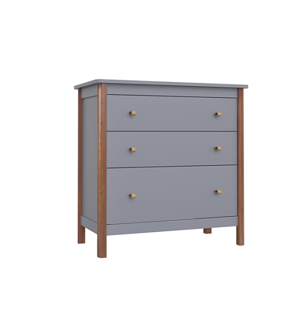 Комод Classic 3 ящика (серый)