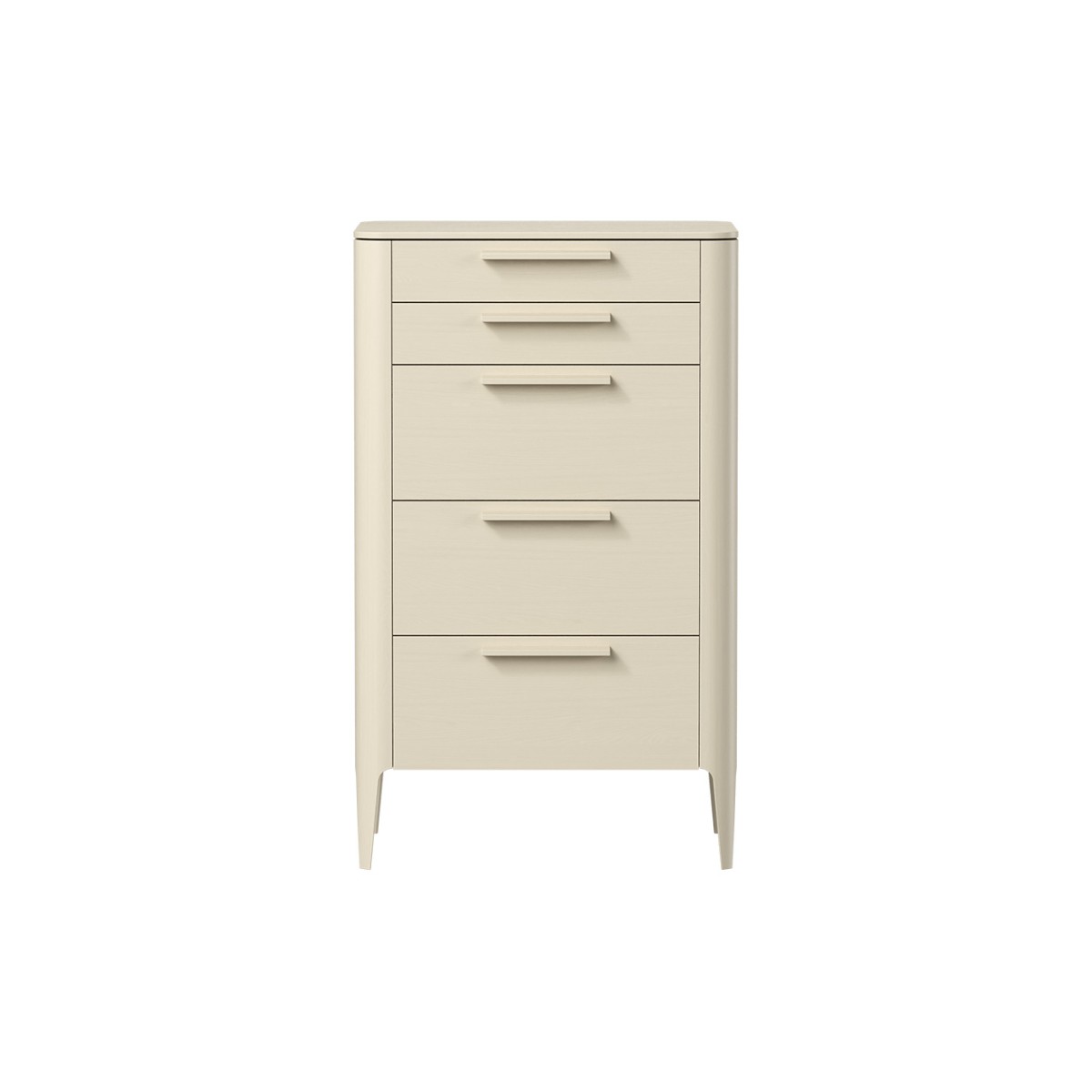 Комод Type oak высокии? 5 ящиков (молочный)