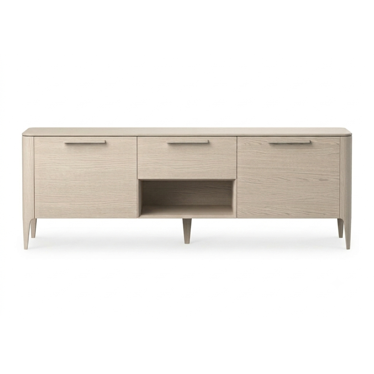 Тумба Type oak под ТВ ширина 160 см (беленый дуб)