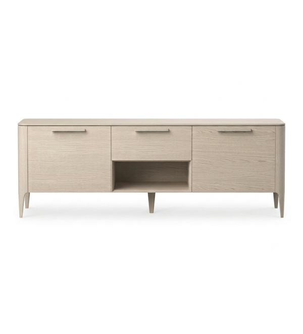 Тумба Type oak под ТВ ширина 160 см (беленый дуб)