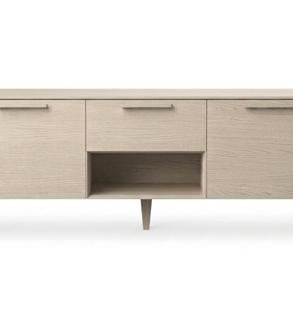 Тумба Type oak под ТВ ширина 160 см (беленый дуб)