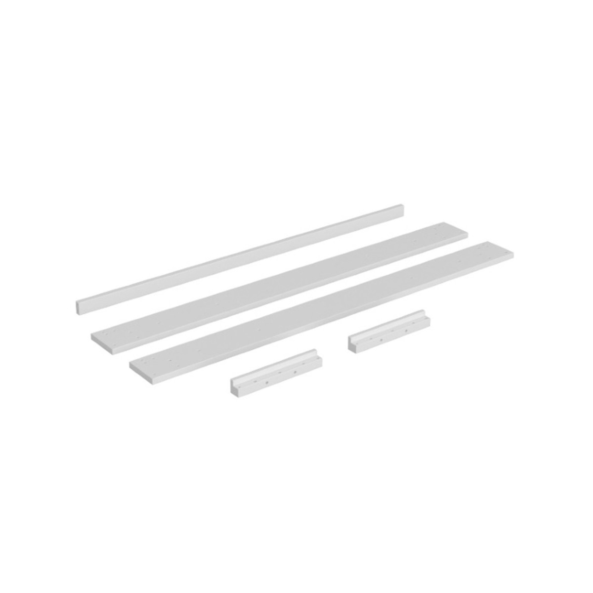 Удлинение для кроватки-трансформера KIDI soft до 173 см (белый)