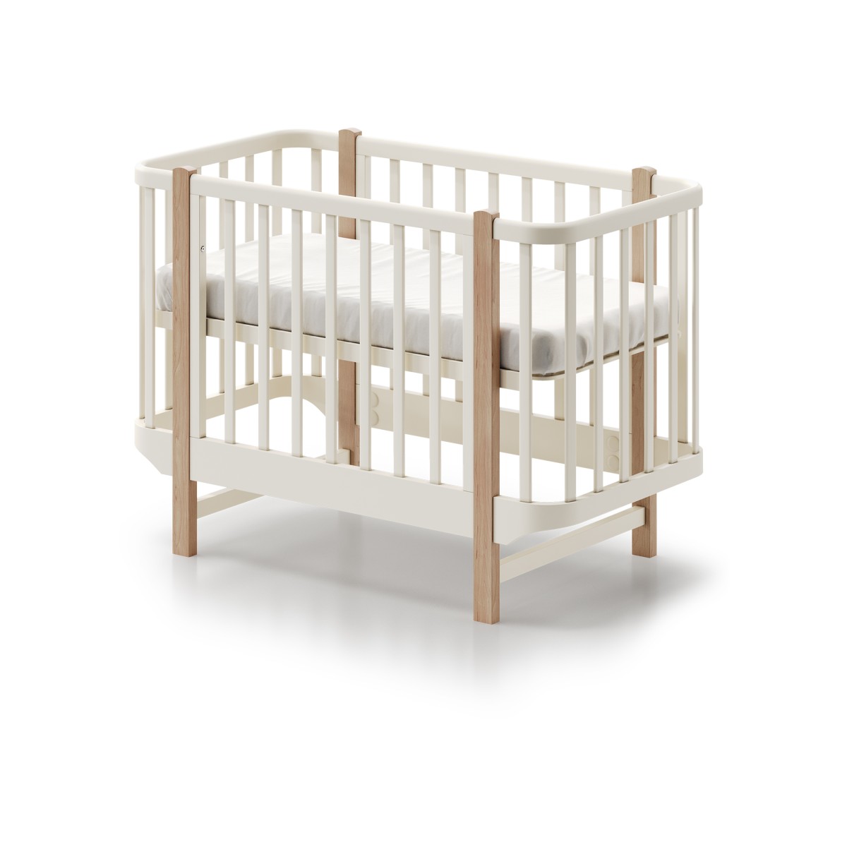 Кроватка Classic mini спальное место 60*120 см (молочный)