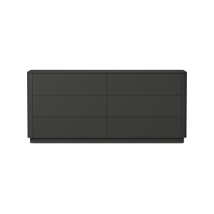 Комод Tammi 6 ящиков ширина 170 см (черный)