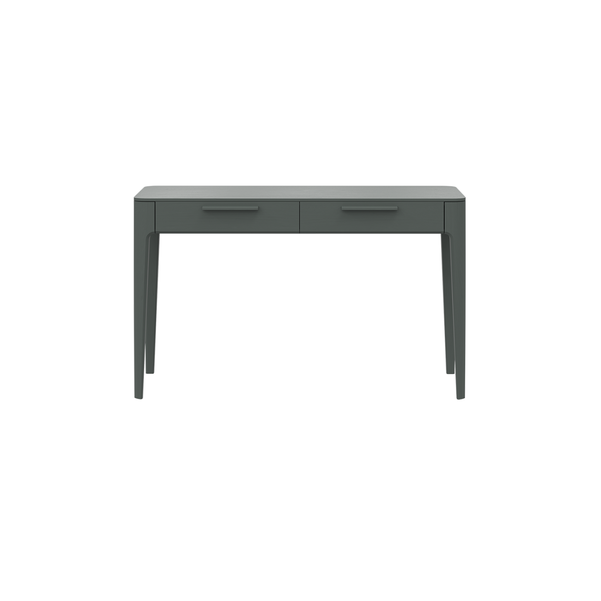 Консоль Type oak 2 ящика ширина 120 см (темно-серый)