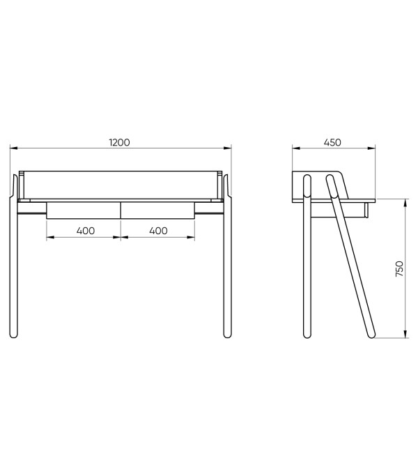 Консоль Basic 120*45 см (натуральный дуб, кирпичный экокожа)