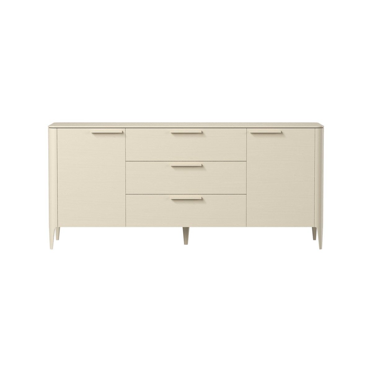 Тумба Type oak 2 двери 3 ящика (молочный)