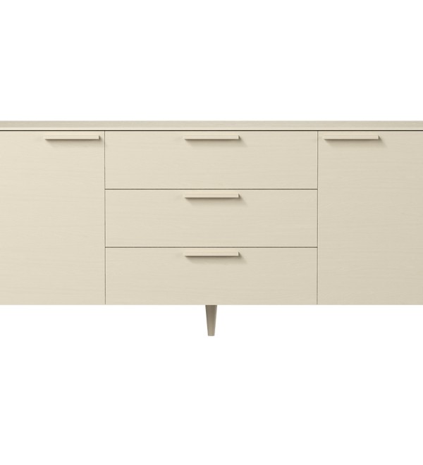 Тумба Type oak 2 двери 3 ящика (молочный)