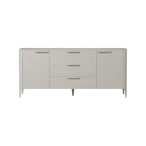 Тумба Type oak 2 двери 3 ящика (серо-бежевый)