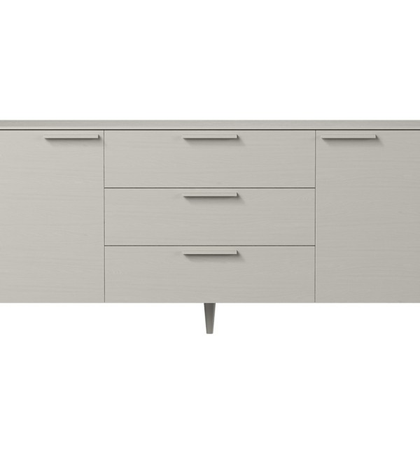 Тумба Type oak 2 двери 3 ящика (серо-бежевый)