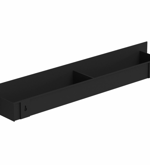 Полка-органайзер с двумя секциями Loco 60 (нерж. черный)