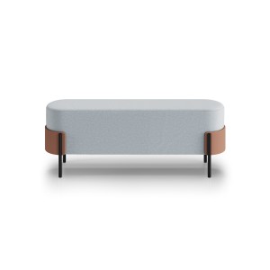 Банкетка Basic 120 см (голубой Ангора, терракотовый Нео, черный)