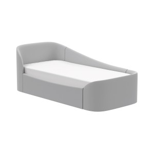 Диван-кровать KIDI Soft с низким изножьем 90*200 см R (серый)