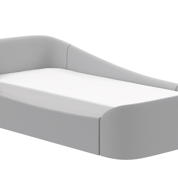 Диван-кровать KIDI Soft с низким изножьем 90*200 см R (серый)