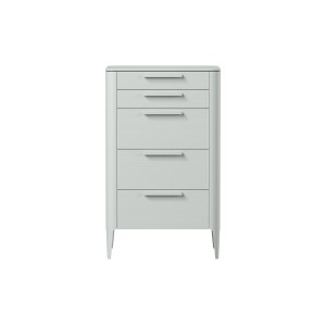 Комод Type oak высокии? 5 ящиков (светло-серый)