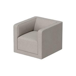 Кресло Cube (бежевый, рогожка)
