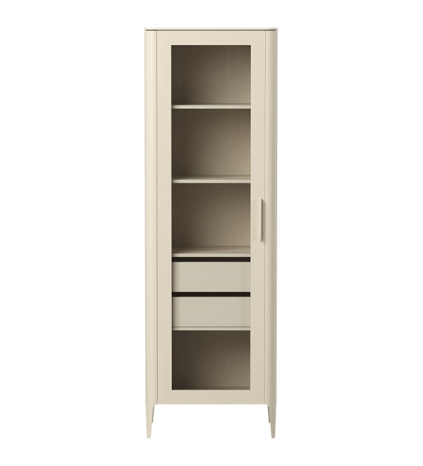 Витрина Type oak стеклянная высота 200 см L (молочный)