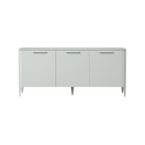 Тумба Type oak 3 двери ширина 160 см (светло-серый)