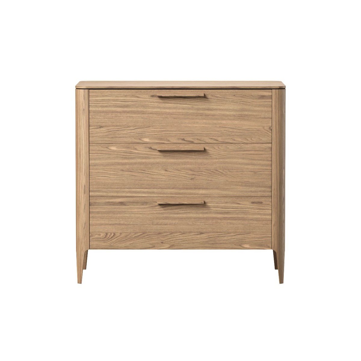 Комод Type oak 3 ящика ширина 90 см (натуральный дуб)