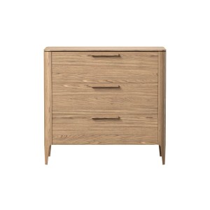 Комод Type oak 3 ящика ширина 90 см (натуральный дуб)