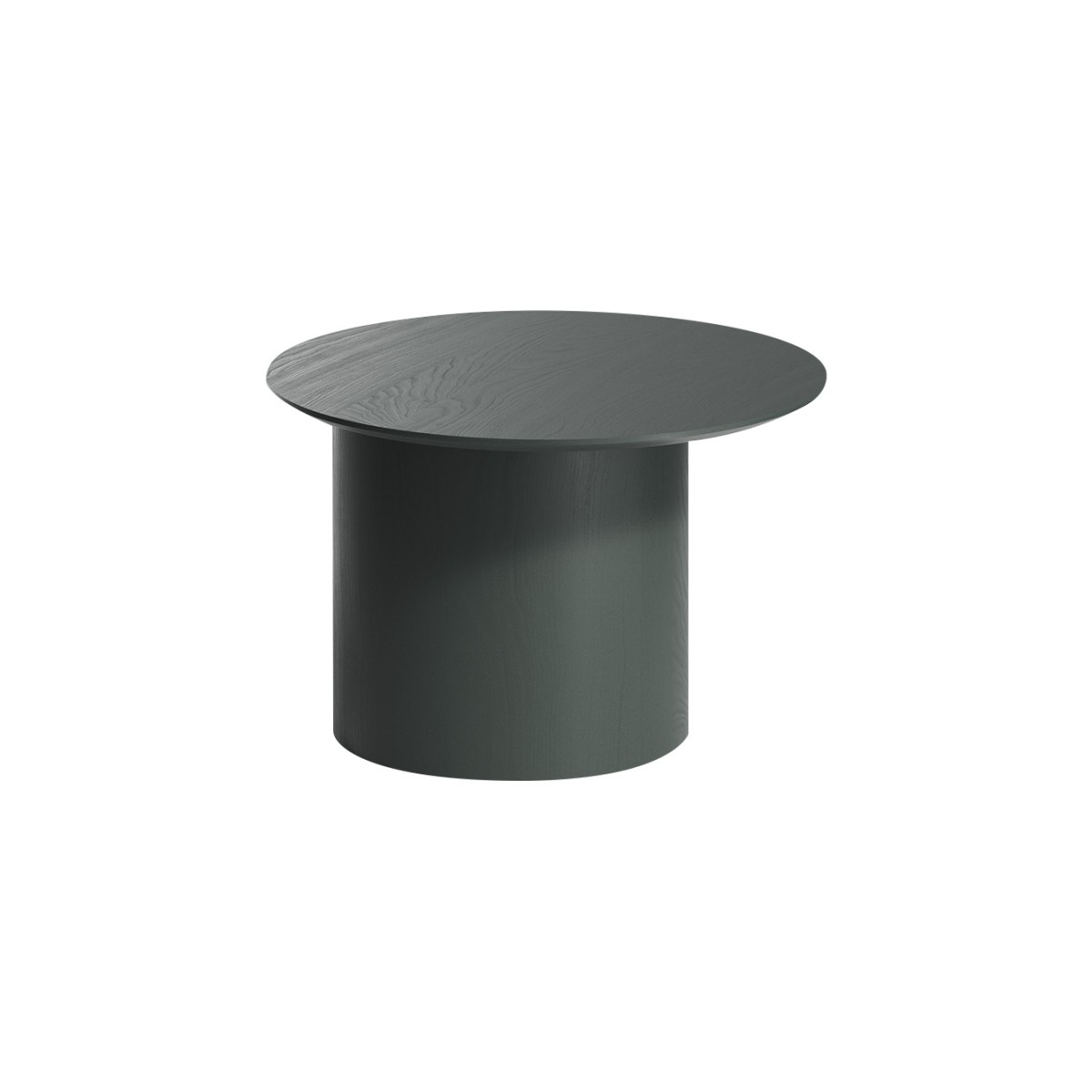 Столик Type D 60 см со смещенным основанием D 39 см (темно-серый)