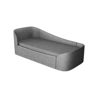 Чехол на матрас для дивана-кровати KIDI soft 90*200 см (серый, рогожка)
