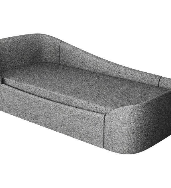 Чехол на матрас для дивана-кровати KIDI soft 90*200 см (серый, рогожка)