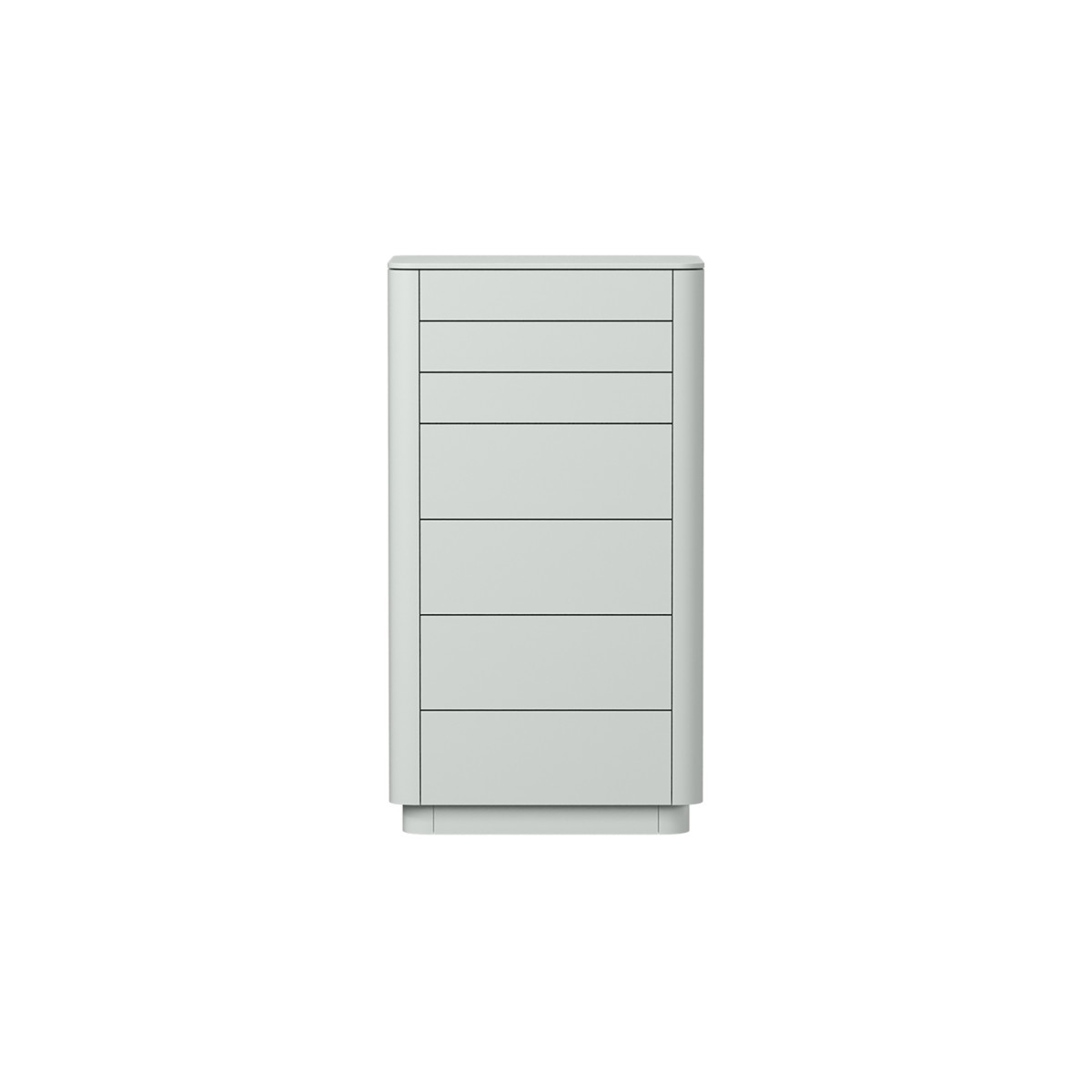 Комод Tammi высокии? 7 ящиков (светло-серый)