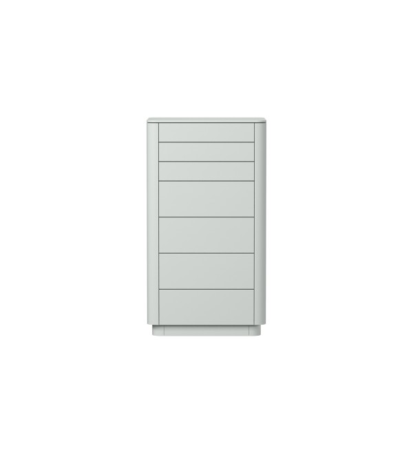 Комод Tammi высокии? 7 ящиков (светло-серый)