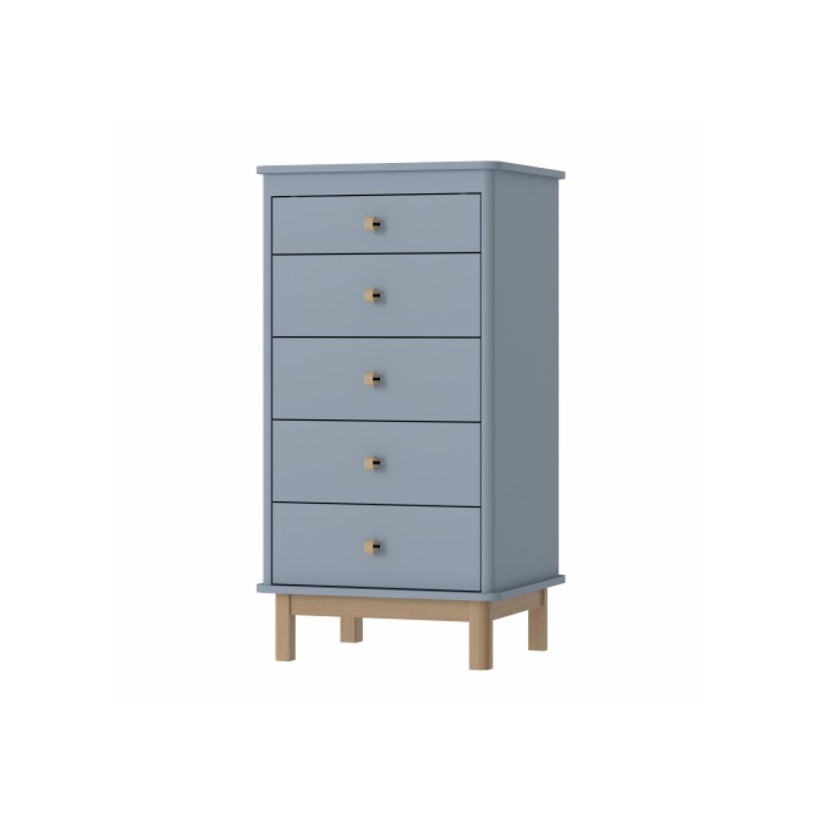 Комод Classic 5 ящиков (серый)