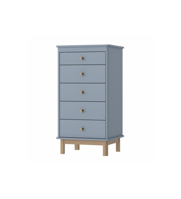 Комод Classic 5 ящиков (серый)